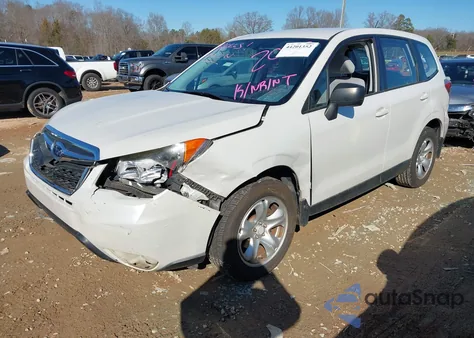 2014 Subaru Forester 2.5I из США, поврежденный, VIN JF2SJAAC4EH422058